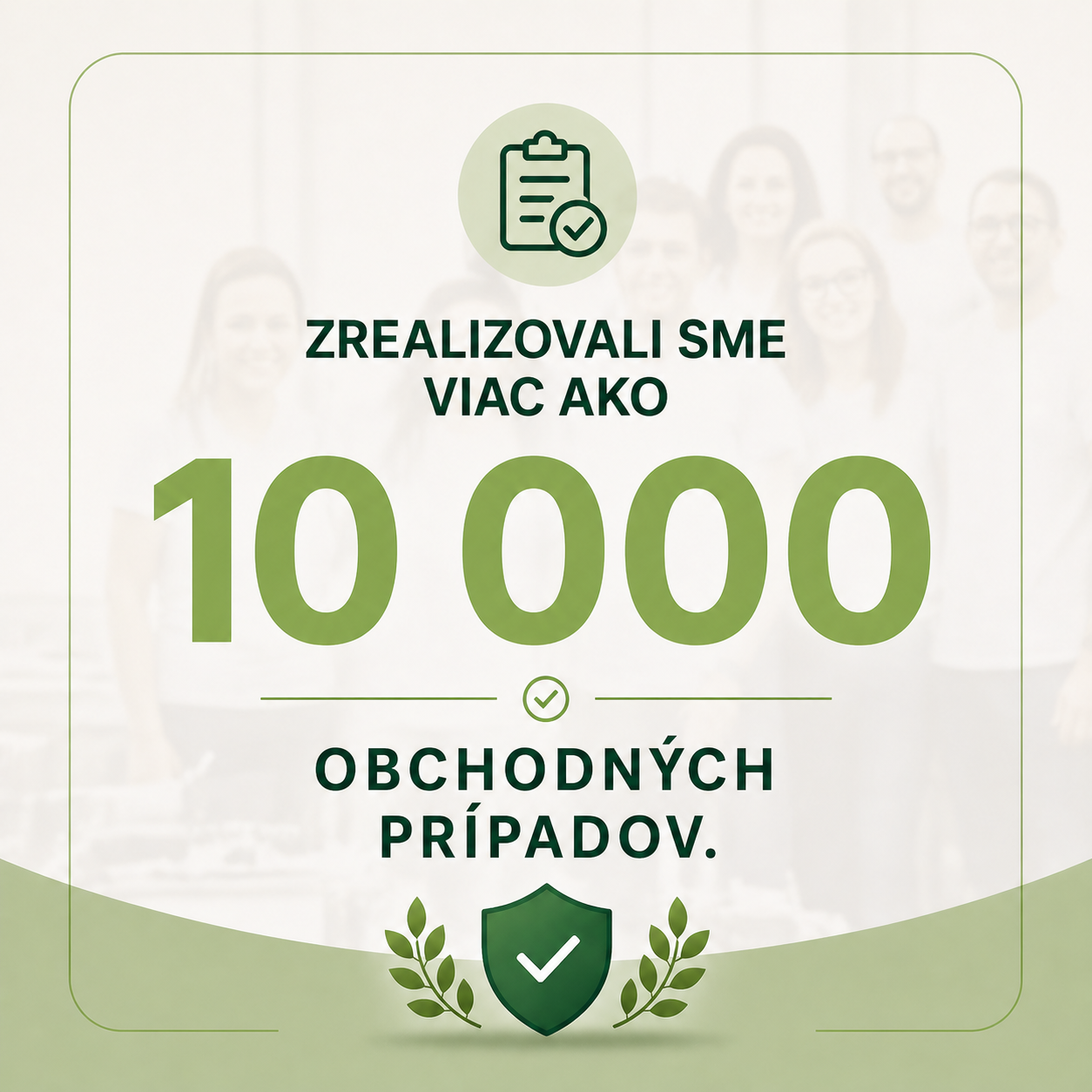 Viac ako 10000 obchodných prípadov